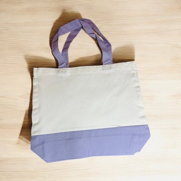 Large Canvas Tote Bag with Elegant Girl Art | Hand Pressed | 17”x14” | New - Picture 4 of 4